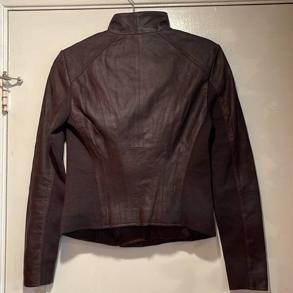 Andrew Marc Women's Asymmetrical Leather Jacket - Small - Picture 8 of 15